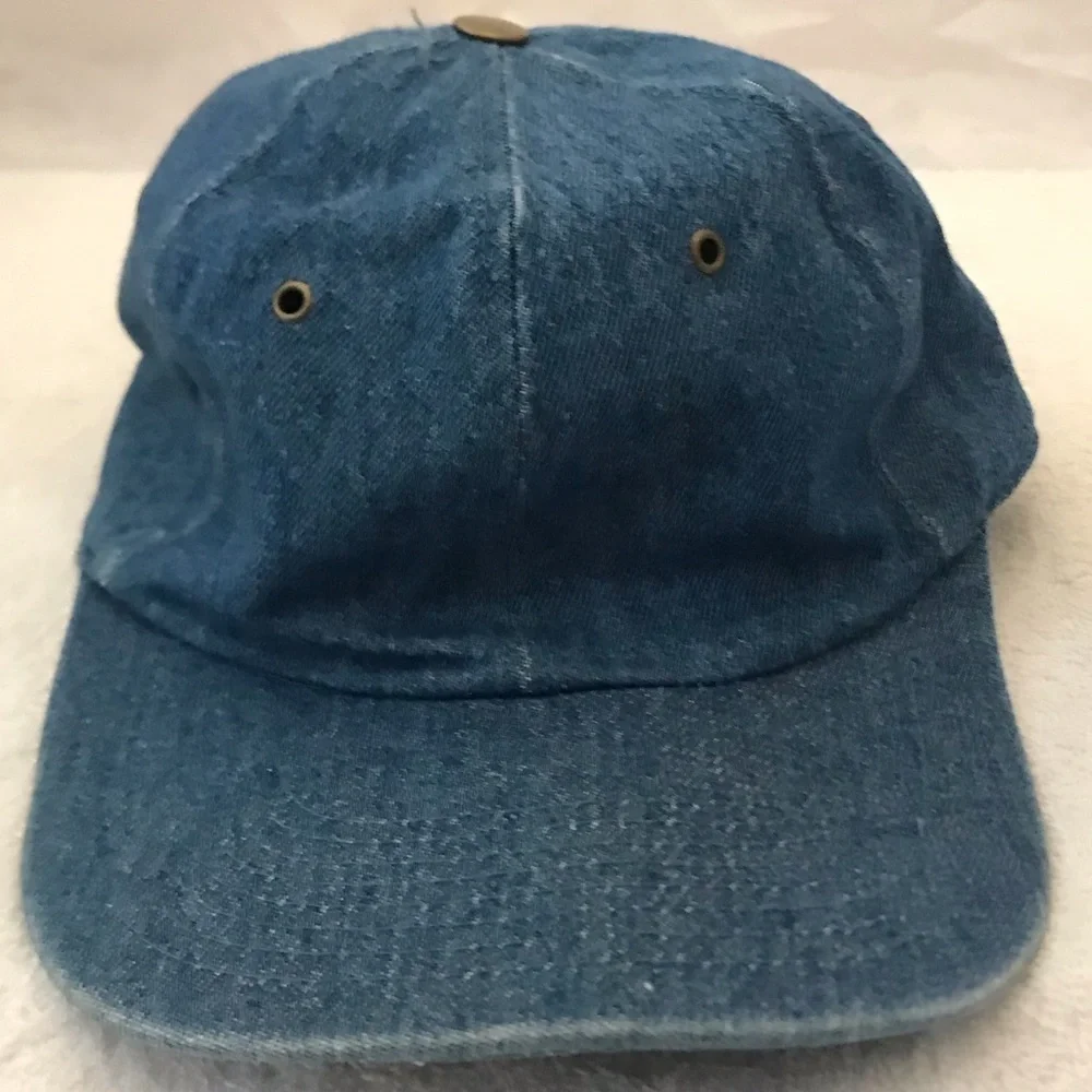 Faded Glory Adjustable faux Blue Jean Ball Cap